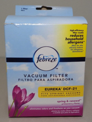 Febreze EUREKA DCF-21 New Vacuum Cleaner Filter / Spring & Renewal