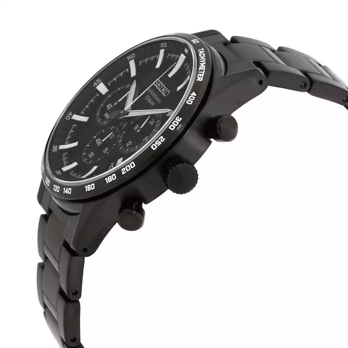 Seiko Men's Black Watch - SSB415P1 for sale online | eBay