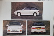 Original Autocar extracted mag road test 1989: SUZUKI SWIFT 1.3 GTi