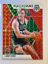 2019-20 Panini Mosaic Red Wave Hall Of Fame #290 Larry Bird CELTICS