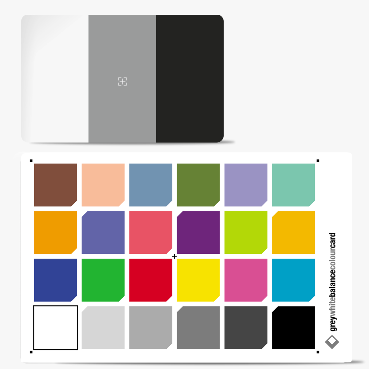 The Grey White Balance Colour Card 24: The Mid-size Card (6X4)