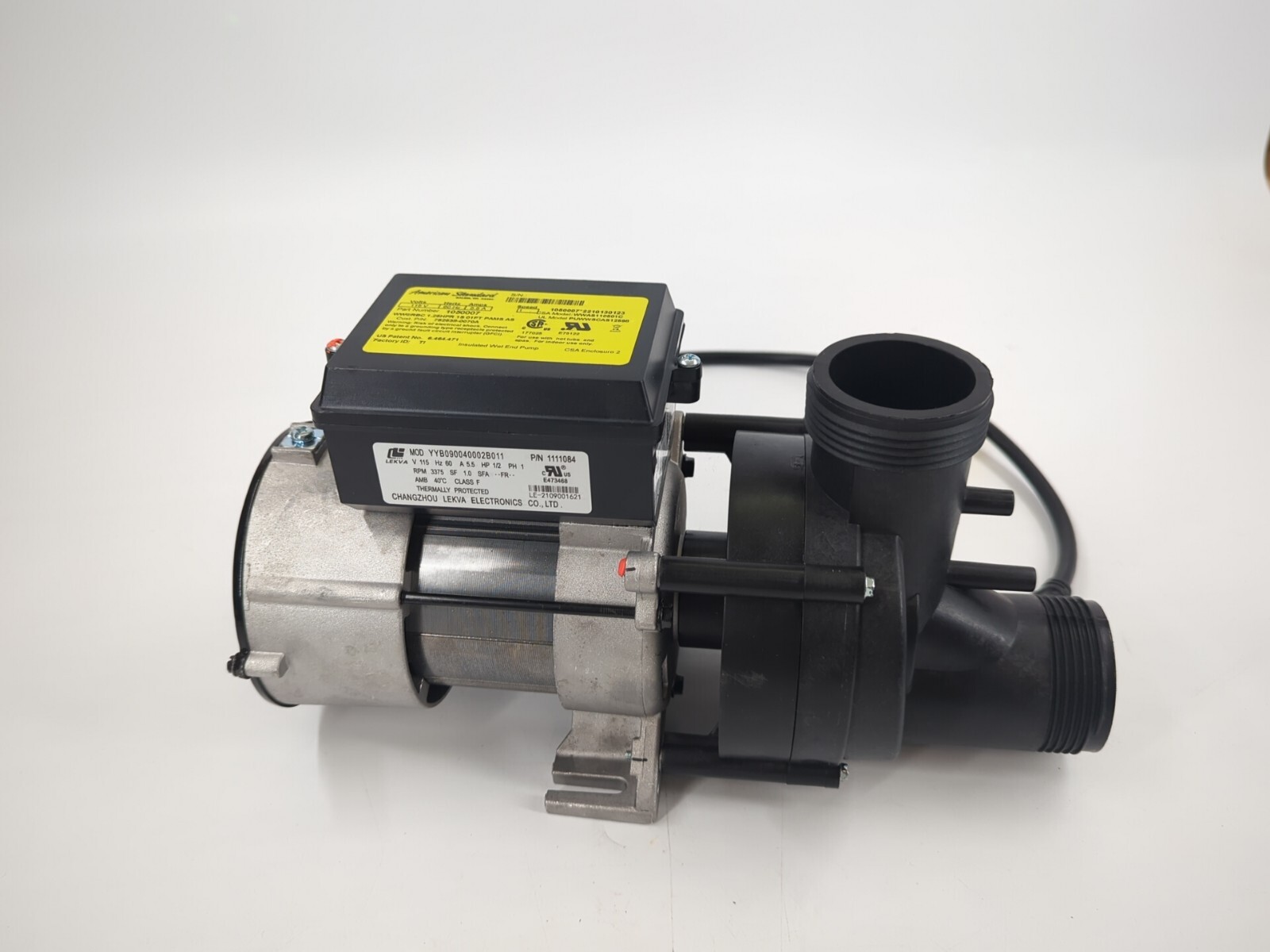 Jetted Tub Whirlpool Pump Motor 1 HP American Standard HotTub 752538