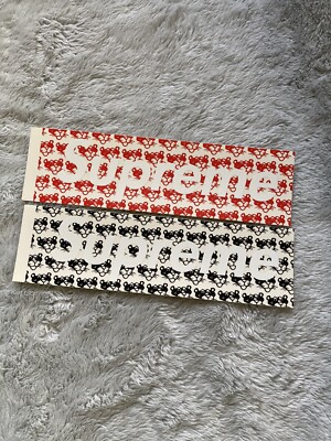 TUBAKISupreme モノグラム　ステッカー　本物 Supreme Pink Panther Box Logo Sticker Authentic Set Of 2 | eBay
