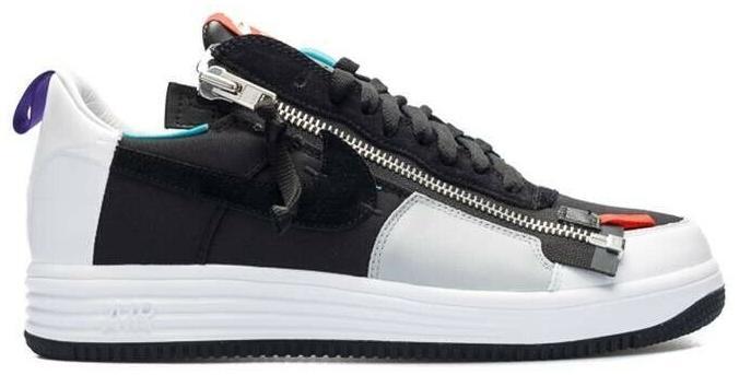 Nike Lunar Force 1 Low Acronym Black White for Sale