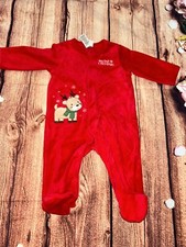 Little Me First Christmas Sleeper Size 3 Months