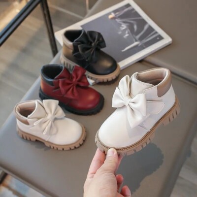 Girls Kids Boots Shoes 21 To 30 Sports Winter Buckle Snow Trainers