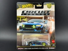Hot Wheels 2024 Ford Mustang RTR Sepc 5-FD Circuit Legends FPY86-961 K 1/64