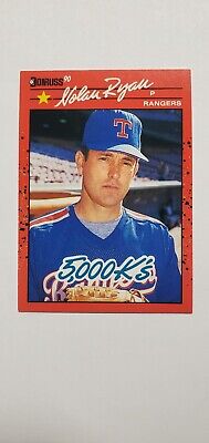 1990 Donruss # 659 Nolan Ryan 5000 K's EXTREMELY RARE Error Card