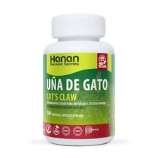 Hanan Uña de Gato Cat's Claw | 100 Capsules | Naturally Aids in Supporting Healt
