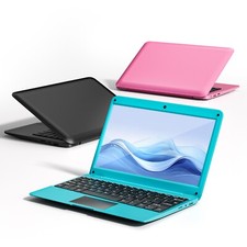 Portable Laptop Computer 10.1'' Quad Core Android 12 Netbook W/ WiFi Webcam Xmas