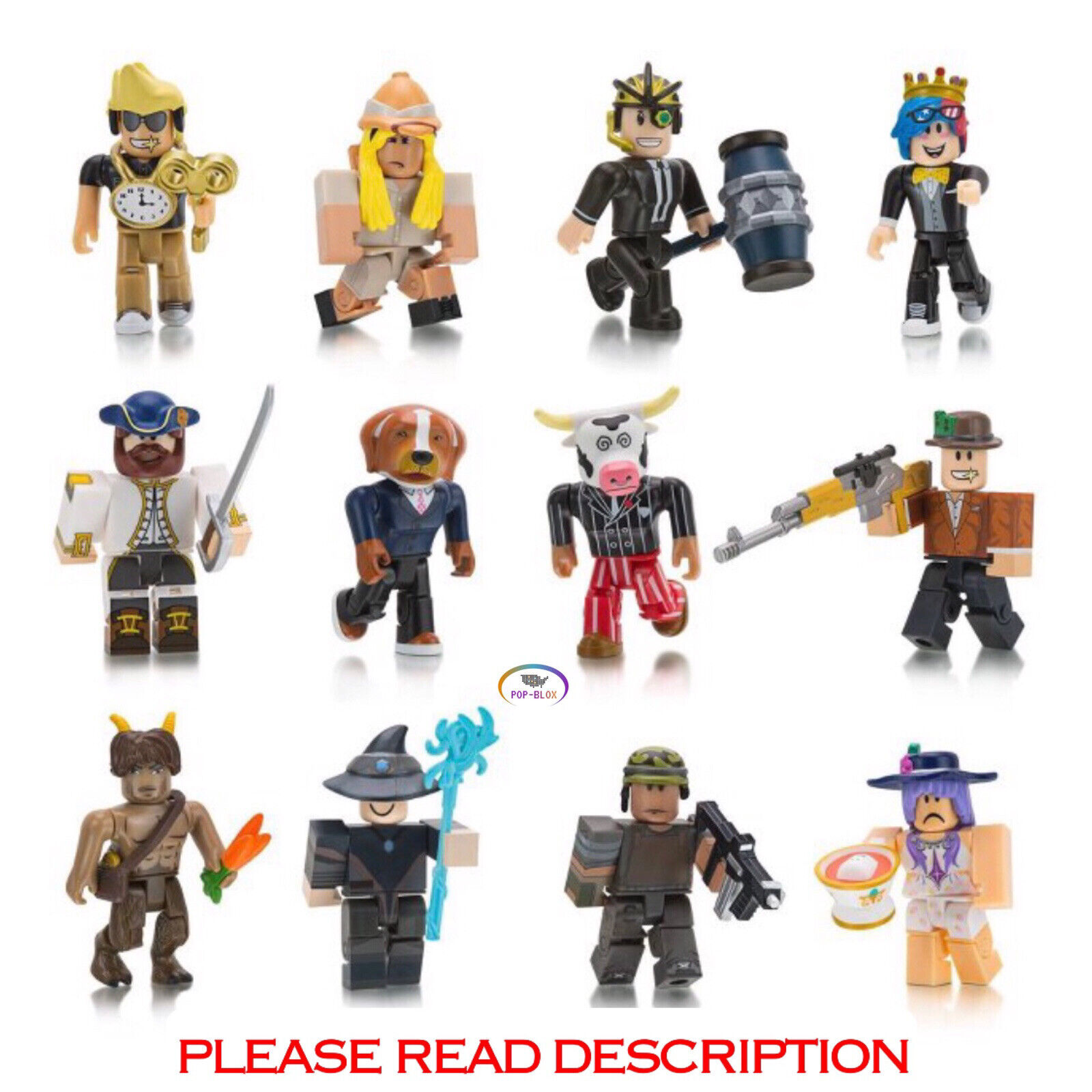 Roblox Action Collection - Night of the Werewolf Six Figure Pack [Includes  Exclusive Virtual Item]