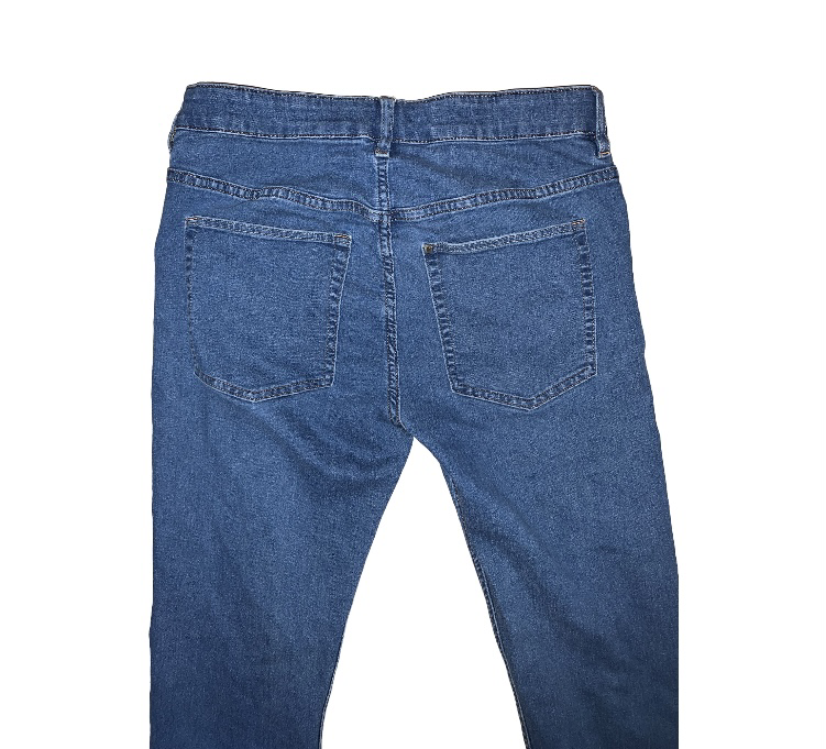 Jeans H&M Fit SQIN Pour Fille (Juniors) - Taille 14Y+, Bleu Foncé, Excellent état