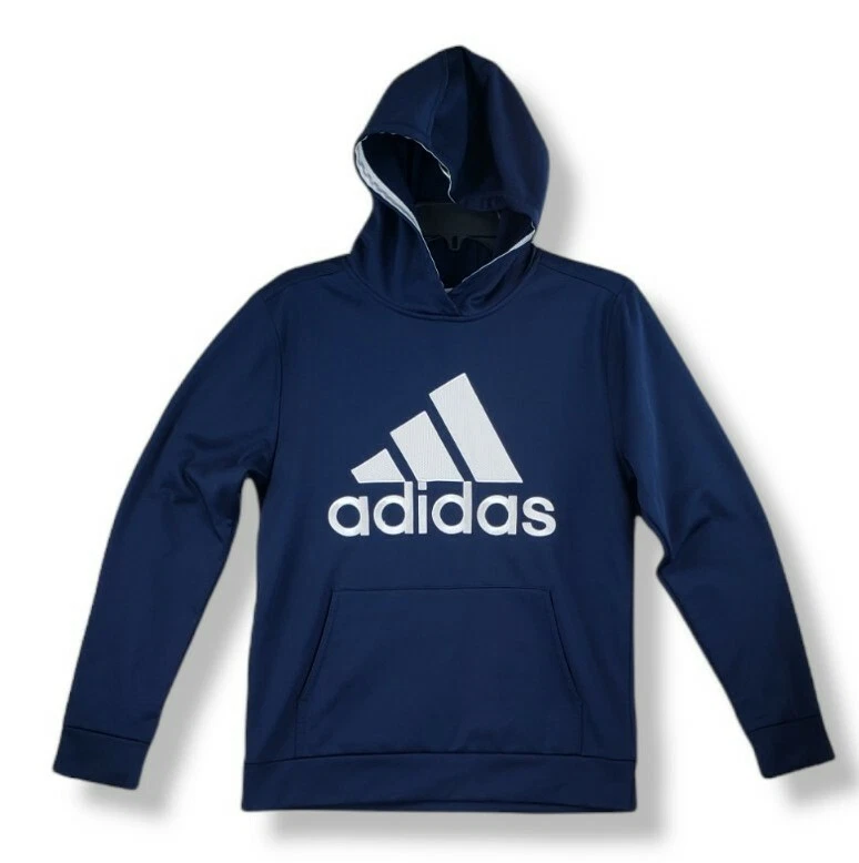 Navy adidas originals clearance hoodie