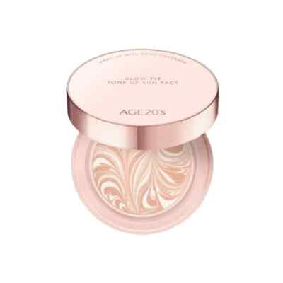 AGE20's Glow-fit Tone-up Sun Pact 12.5g + Refill 12.5g SPF50+ PA++++