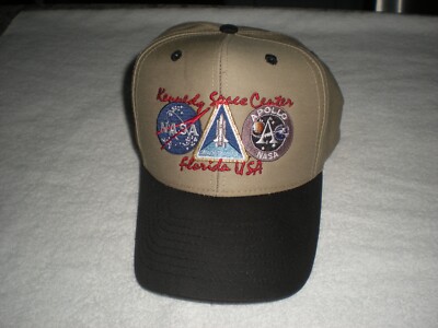 Kennedy Space Center NASA Space Shuttle Apollo Cap/Hat One Size Snap-Back 
