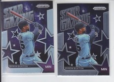 2 - 2022 Prizm BYRON BUXTON Star Gazing Base + Silver Twins SG-1