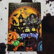 Halloween Trick or Treat 120 Piece Custom Handmade Jigsaw Puzzle