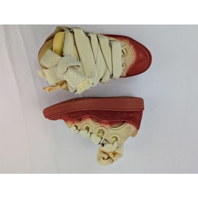 Lanvin Curb Radiant Spray Effect Sneakers in Venus / Dune BNWB 41