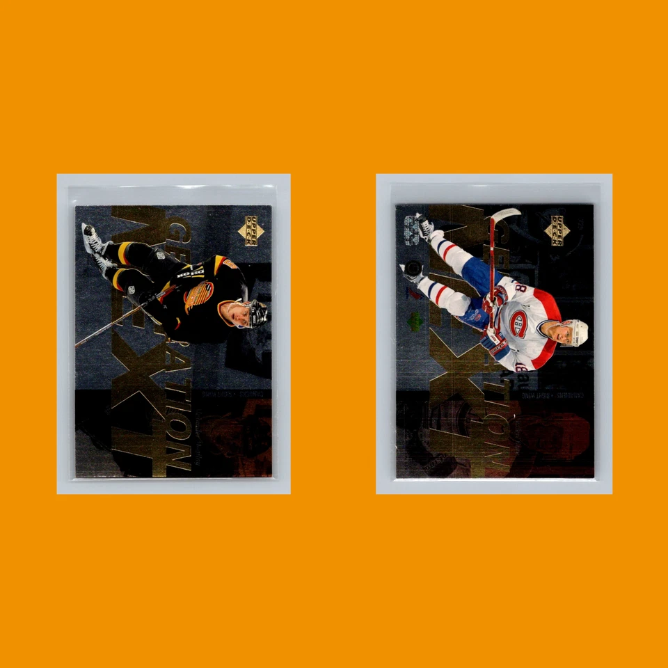 Alexander Mogilny/Valeri Bure #X29 1996 Upper Deck Generation Next Hockey Card - Image 3 of 3