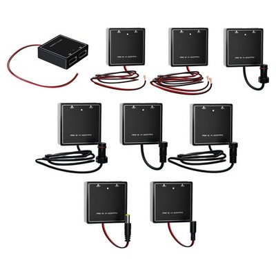 Fast Charge Solar Panel Regulator Black Voltage Stabilizer with USB Ports for