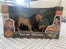Dr. Gabby Wild Adventure Safari Edition Panthera Leo 2pc Set Mama & Baby Lion 