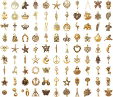 Bulk Charms  Pendants for DIY Jewelry Making - Assorted Metal  Enamel Charms w
