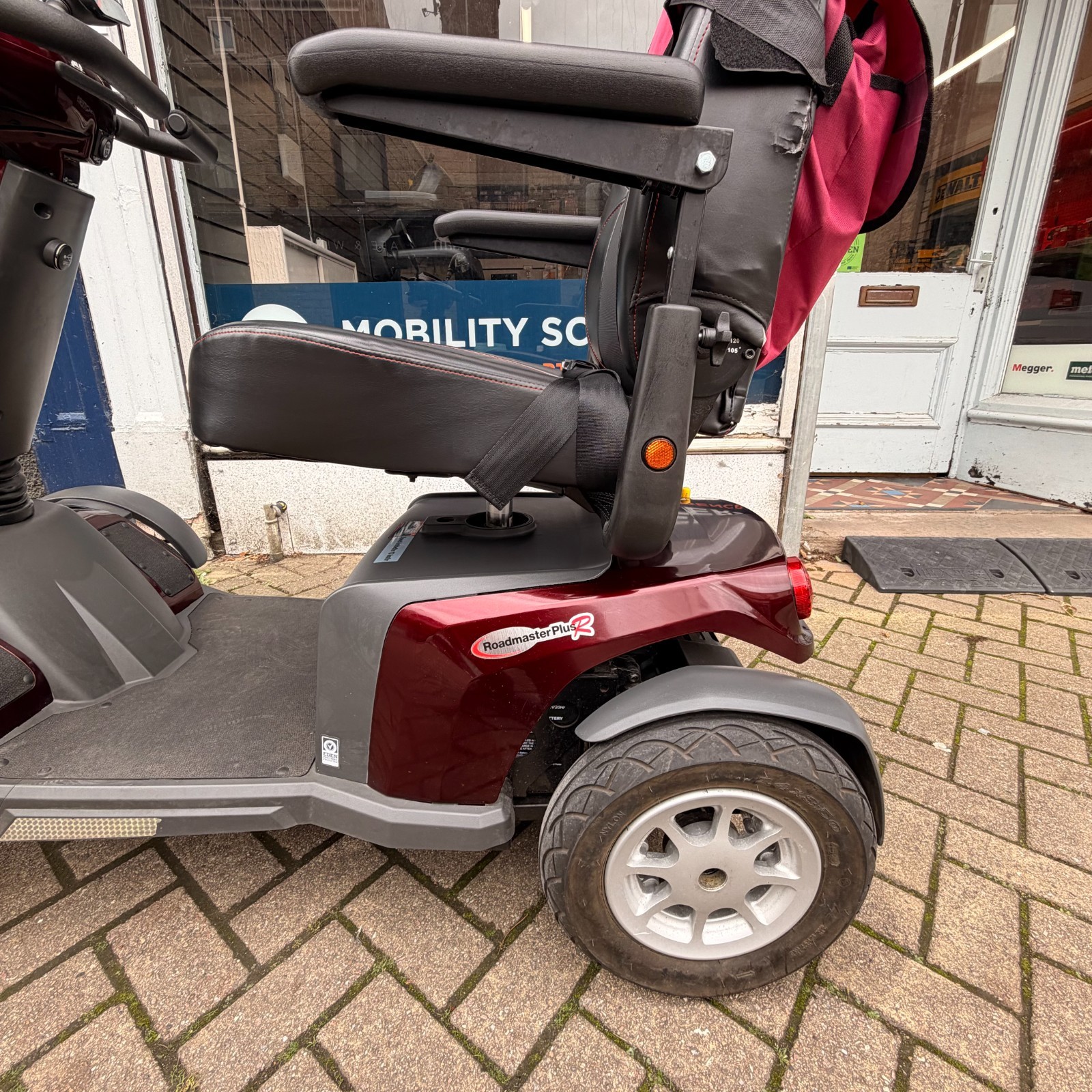Eden Mobility Roadmaster Plus R 8mph Road Legal Mobility Scooter Burgundy photo 19