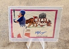 2021 Leaf Metal Draft State Pride Marcelo Mayer SP-MM1 Pink Wave Auto #d 5/10