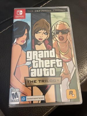 Grand Theft Auto The Trilogy Definitive Edition - Nintendo Switch - Brand New