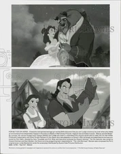 Press Photo "Beauty and the Beast" Animated Movie Scenes, from Disney