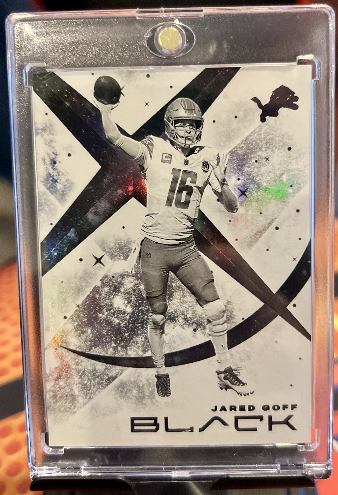 2024 Panini Black - Jared Goff White Night Case Hit SSP #WN-JG