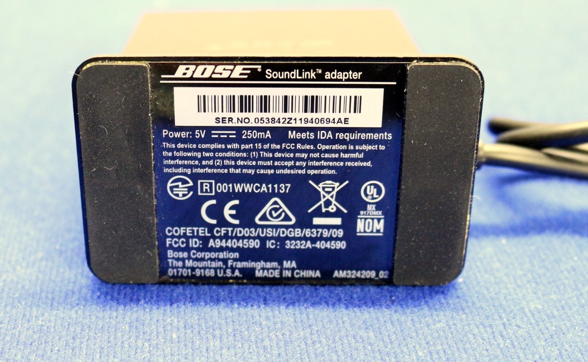Bose SoundLink Adapter for Wave Music System - Model AM324209_02