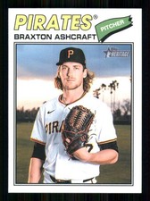 2026 Topps Heritage #134 Braxton Ashcraft Pittsburgh Pirates 65253