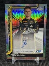 2025 Topps Chrome F1 Leonardo Fornaroli Chrome Refractor Auto #CAC-FOR F2