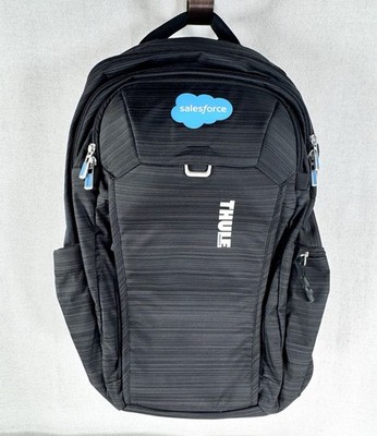 Thule Construct 28L New Black Backpack -15.6  Laptop #3301194 Blue Logo on Front