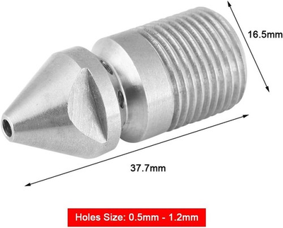 #ad Stainless Steel SS304 Drain Cleaning Nozzle Pressure Washer Sewer Jetter Nozz... $23.71