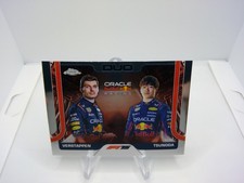 2025 Topps Chrome F1 Max Verstappen / Yuki Tsunoda Duo Red Bull Racing #164
