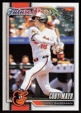 2026 Topps Series 1 Celebration Coby Mayo Future Stars #72 Baltimore Orioles