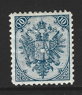 ÖSTERREICH BOSNIEN HERZEGOWINA 1879 Steindruck 10 Kr. LZ 11 1 /2 ungeb./ MH
