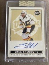 2024-25 Upper Deck Clear Cut - Shea Theodore Vintage Auto #VA-ST - Vegas