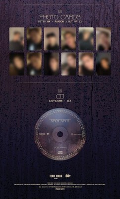 JACKSON WANG [MAGICMAN 2] 2nd Album CD+Letter+Photo Book+7 Poster+