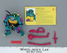 Slash 100% Completo Teenage Mutant Ninja Turtle TMNT Playmates 1990 De Colección