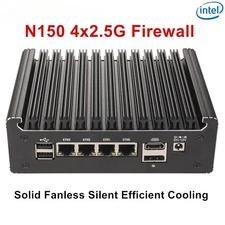 Mini PC Intel N150 4Cores 4x i226-V 2.5G LANs Small Server DDR4 pfSense OPNsense