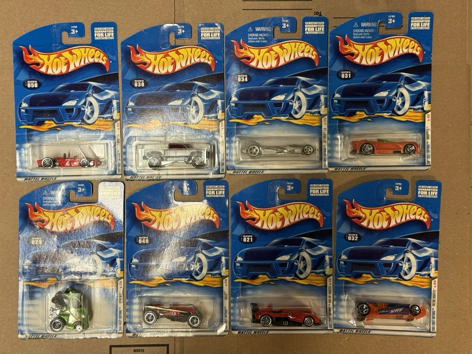 HOT WHEELS LOT (8) - Vintage 2001 First Editions - Ferrari Panoz LMP-1 Toy 1:64 - Image 2 of 4