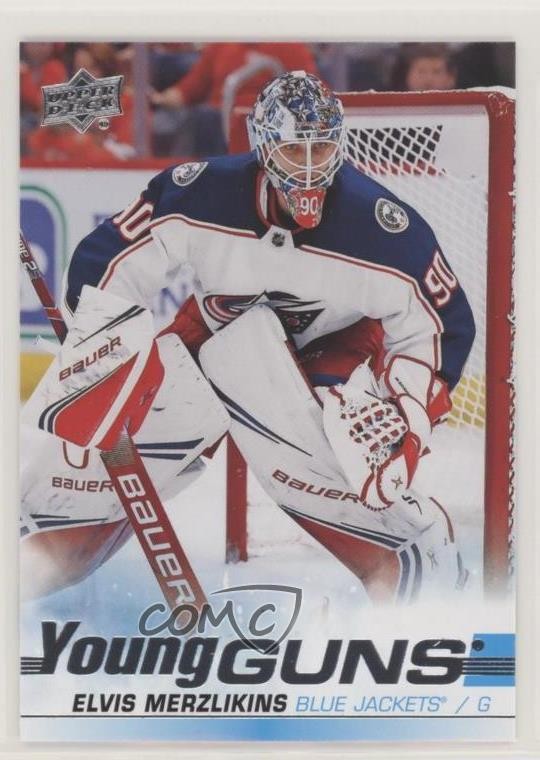 2019-20 Upper Deck Young Guns Elvis Merzlikins #466 0z4