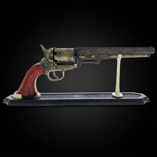 Decorative Western Style Navy Revolver Prop for Display & Costumes-Not A Weapon