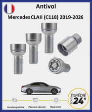 Ecrous antivol de roues Mercedes CLA 2 (C118) 2019-2026 (2 douilles)