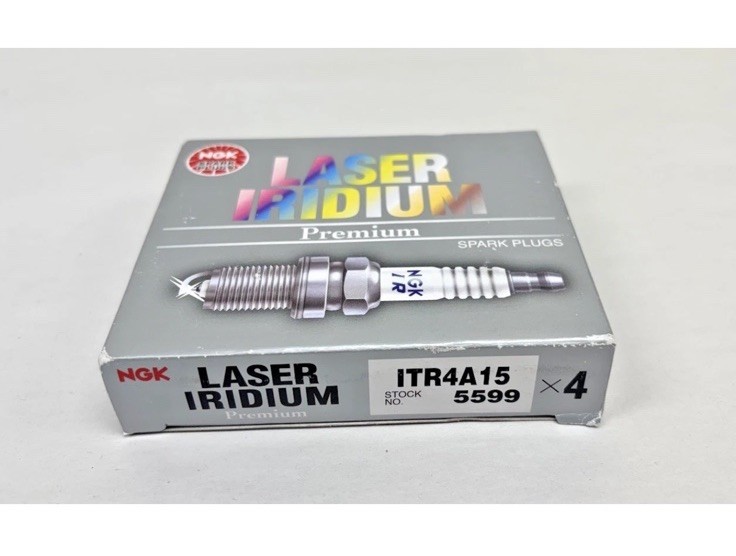 OEM NEW NGK ITR4A-15 #5599 Laser Iridium Spark Plugs - 4 pack