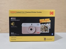 KODAK Instant 2-in-1 Camera Printer Combo With 60 cartridge Sheets PINK