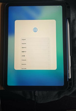 Apple iPad 11 in 128GB Wi Fi Tablet, Blue, Includes Apple Pencil bundle